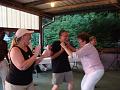 Ann tucks a buck as Rich dances!